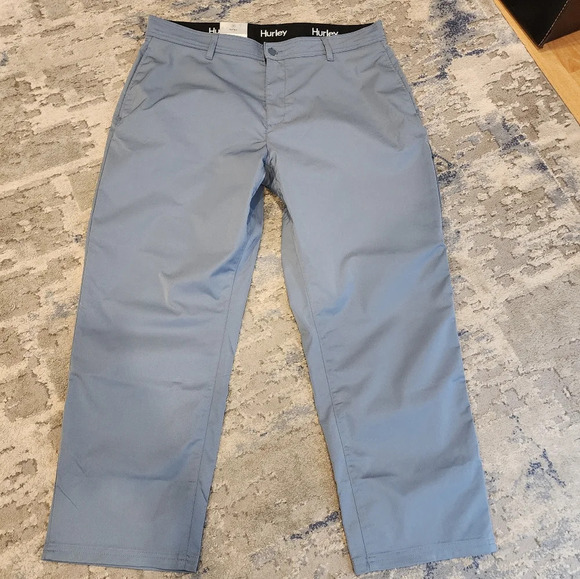 NWT Hurley 40×29 Blue Tech Pants 4 pockets. - Picture 5 of 15